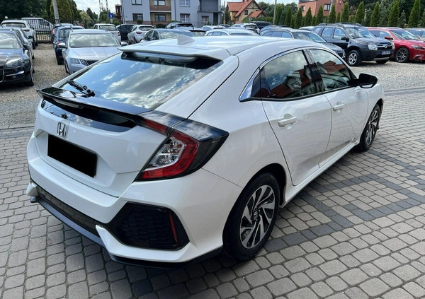 Honda Civic cena 57900 przebieg: 124000, rok produkcji 2017 z Knurów małe 301